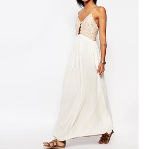 Tularosa Bryce Maxi Dress in Pale Blush